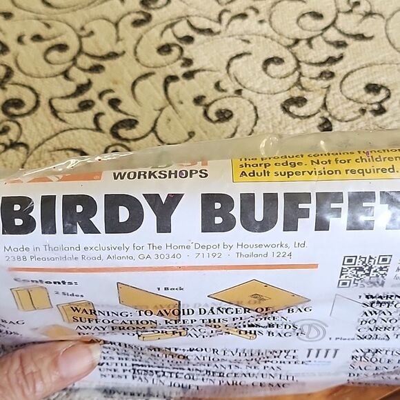 Home Depit  Birdie Buffet - Picture 3 of 4